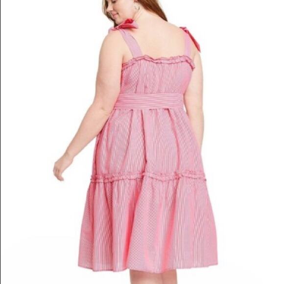 lisa marie fernandez seer sucker tie strap dress - Picture 3 of 14